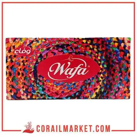 علبة مناديل ورقية وفاء 70 منديل علبة مناديل ورقية وفاء 70 منديل