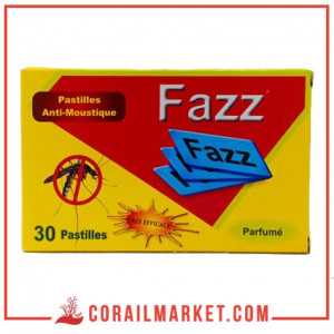 pastilles anti moustiques parfumé fazz 30 pastilles