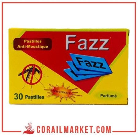 pastilles anti moustiques parfumé fazz 30 pastilles