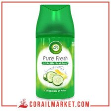 Recharge désodorisant automatique vanille et fleurs blanches et melon life scents air wick 250 ml
