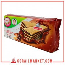 gaufrettes a la crème de chocolat et arachide amine 50 g