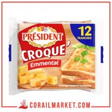 Fromage d'emmental râpé président 150 g