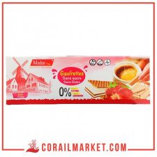 Gaufrettes goût orange sans gluten sans sucre madas free 120 g