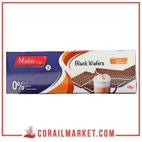 gaufrette cacaoté crème de vanille sans gluten madas free 120 G gaufrette cacaoté crème de vanille sans gluten madas free 120 G