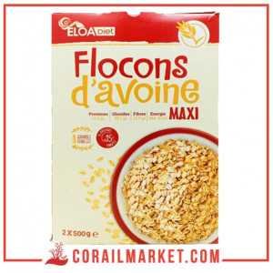 رقائق الشوفان أوراق كبيرة ايلوا 2×250غ