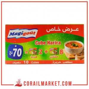 cube de bouillon spécial harira idéal 19 g