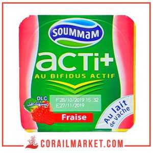 Yaourt aromatisé acti + soummam 100 g