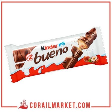 Biscuit aux chocolat blanc et crème de noisette kinder bueno white 3×43 g
