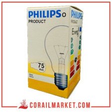 Lampe lumière claire Philips 75 w