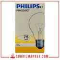 Philips Lampe Lumière Claire 75 W