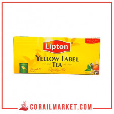Thé noir Lipton Yellow Label 25 sachets