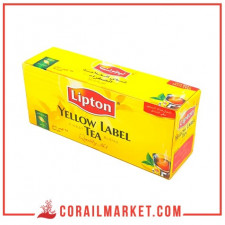 Thé noir Lipton Yellow Label 25 sachets