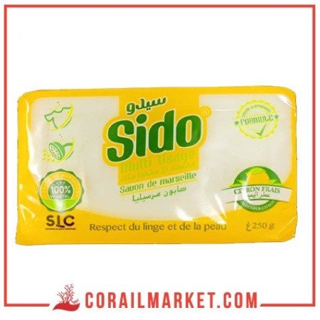 Savon de Marseille détachant citron sido 250 g