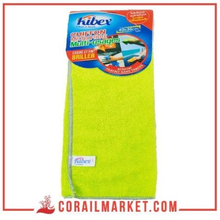 CHIFFON MICROFIBRE Multi-usages KIBEX 40×36 cm