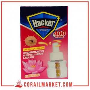 liquide anti moustiques senteur lotus hacker 40 ml