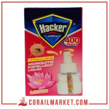 liquide anti moustiques senteur lotus hacker 40 ml