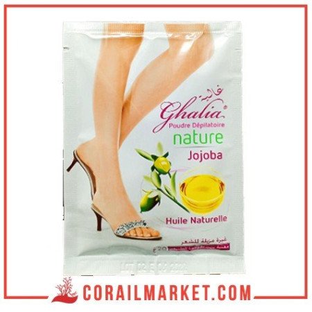 Poudre dépilatoire nature jojoba Ghalia 20 G