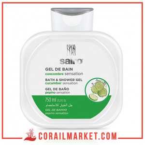 Gel de bain au concombre sairo 750ml