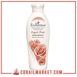 Lotion perfumé corps à l'aloé Vera & olive butter elegant musk enchanteur 250 ml