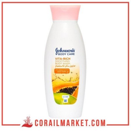 Gel de bain à l'extrait de papaye vita rich Johnson's 250 ml