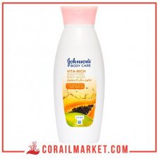 Gel de bain à l'extrait de papaye vita rich Johnson's 250 ml