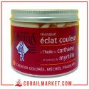 Le Petit Marseillais Masque Cheveux À L'huile De Carthame Et Extrait De Myrtille Cheveux Colorés Méchés Fragilisés 300ml
