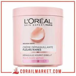 كريمة مزيلة للمكياج بالزهور للبشرة الجافة و الحساسة لوريال باريس 200مل