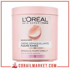 Crème démaquillante fleur pares peaux sèches et sensibles L'Oréal Paris 200ml