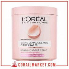 كريمة مزيلة للمكياج بالزهور للبشرة الجافة و الحساسة لوريال باريس 200مل