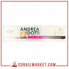 Coloration ANDRÉA DOTTI crème 5.1châtain clair cendré