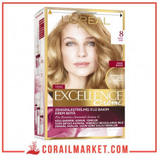 coloration excellence crème 8 blond foncé L'ORÉAL PARIS