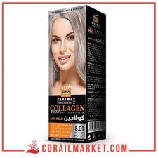 صبغة الشعر كولاجين برو 8.01 أشقر رمادي فاتح