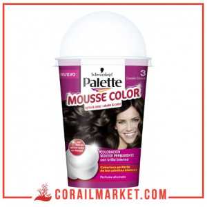 Mousse colorante Palette 3 Châtain foncé Schwarzkopf