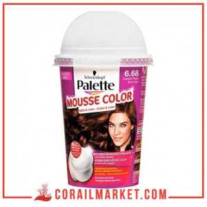 Mousse colorante Palette 6.68 châtain clair acajou Schwarzkopf