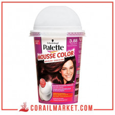 Mousse colorante Palette 3.88 acajou foncé Schwarzkopf