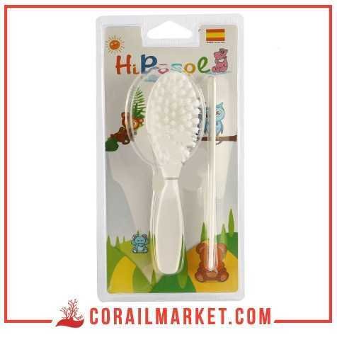 Brosse et peigne bébé Hiposol Brosse et peigne bébé Hiposol