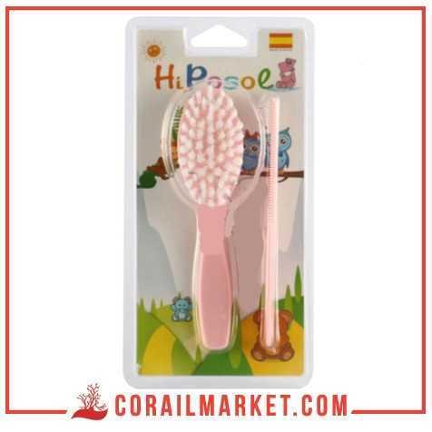 Brosse et peigne bébé Hiposol Brosse et peigne bébé Hiposol