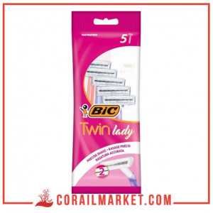 شفرة الحلاقة 2 شفرات توين لايدي بيك 5 شفرات