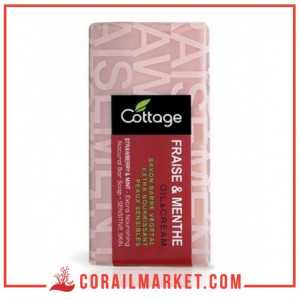 Savon au fraise et menthe peaux sensibles Cottage 150g