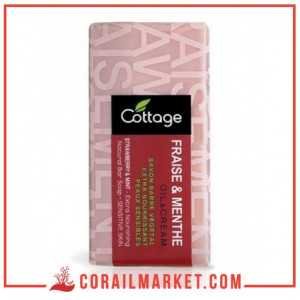 Savon au fraise et menthe peaux sensibles Cottage 150g