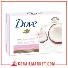 Savon au parfum de jasmin et lait de coco Dove 100g