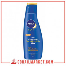 Lait protecteur de soleil hydratant haute 30+ Nivea 200ml