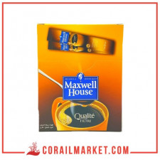 boite de café soluble maxwell house 25 sachets