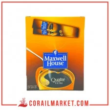 boite de café soluble maxwell house 25 sachets