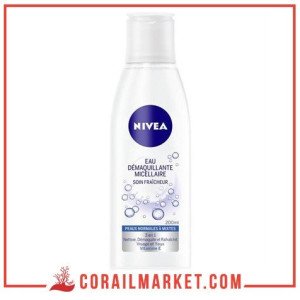 Eau démaquillant Micellaire peaux normales à mixtes 3 en 1 Nivea 200ml