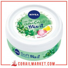 Crème hydratante I'am the chilled oasis one mix it Nivea soft 100 ml