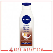 Lait de toilette au beurre de cacao et vitamine E peaux sèches Nivea 250ml