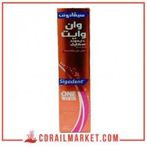 Dentifrice diamond smile one White sigadent 100g