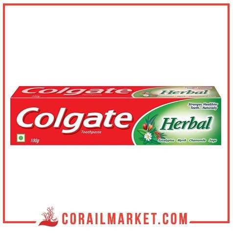 Dentifrice au eucalyptus myrrh sauge et camomille herbal colgate 50 ml Dentifrice au eucalyptus myrrh sauge et camomille herbal colgate 50 ml