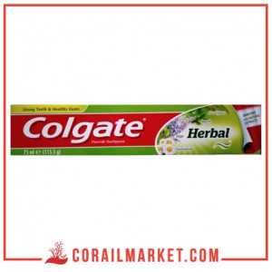 Dentifrice au eucalyptus myrrh sauge et camomille herbal colgate 75 ml